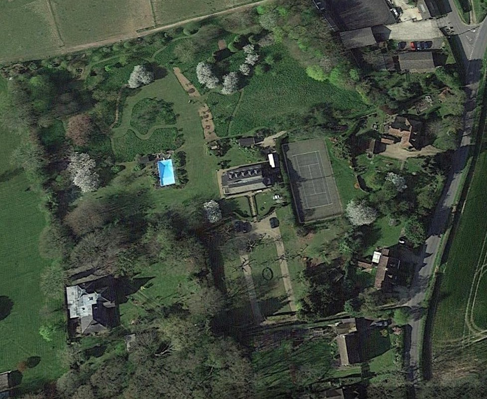 Satellite View Of House