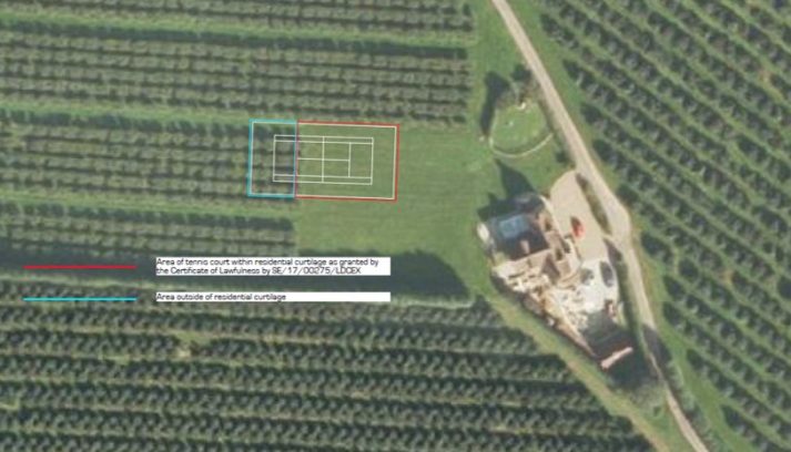 Tennis Court Plan Satellite View