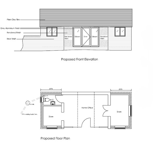 Extension To Home Office Plans